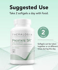 Theralogix Prostate SR Saw Palmetto & Beta-Sitosterol Supplement - Supports Healthy Urinary Tract Function in Men - 90-Day Supply - NSF - 180 Softgels