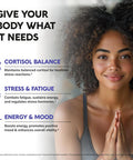 NUTRAHARMONY Organic Vitamin B12 Drops & Cortisol Support Complex Capsules