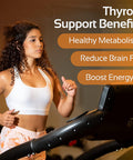 Cognitune Thyroid Support Complex Supplement - Thyroid Support for Women and Men - Boost Energy Focus Metabolism - Iodine Supplements for Thyroid + B12 Selenium Zinc Copper Ashwagandha L-Tyrosine & More
