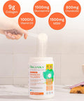 Organika Enhanced Collagen Bone And Joint Powder- With Glucosamine, Msm, Chondroitin Sulfate & Enhanced Collagen Peptides Protein Powder For Healthy Hair, Skin, Nails