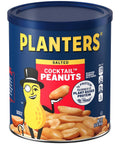 PLANTERS Lightly Salted Peanuts, Plant Based Protein Snacks, 16 Oz (1 Ct)