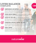 Naturewise Liver Detox Cleanse Supplement (60 Servings) Triple Repair Formula With Milk Thistle, Turmeric, Reishi & Kudzu To Enco