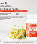 Omnitritions Omni Pro Probiotic Supplement 24/7 Digestive Support 90 Capsules