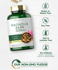 Carlyle Magnolia Bark 3200 Mg | 200 Powder Capsules | Herbal Extract Supplement | Non-Gmo, Gluten Free