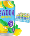 Swoon Peach Tea - Sugar Free, Low Carb, Paleo-Friendly, Gluten Free - Flavored Keto Drinks Made with Organic Black Tea & Sweetened by Monk Fruit and Stevia (Pack of 12)
