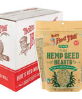 Bob's Red Mill Hemp Seed Hearts - 8 Ounce (Pack of 1), Raw and Shelled, 10g Plant Based Protein, Non GMO, Vegan, Keto, Paleo, Gluten Free