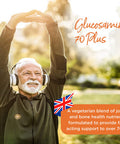 Healthspan Fast Release Glucosamine 70 Plus | 120 Capsules | with Vitamin C & Vitamin D3 | Easy to Digest | Calcium | Ginger | Vegetarian