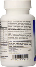 Planetary Herbals Full Spectrum Pumpkin Seed Oil Supplement, 45 Count