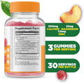 Lifeable Calcium Magnesium Zinc With Vitamin D3 Gummies Great Tasting Calcium Magnesium Zinc D3 Supplement For Tooth And Bone Health Calcium Gummies For Adults 90 Gummies