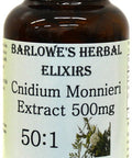 Barlowe's Herbal Elixirs Cnidium Monnieri Extract 50:1-60 500mg VegiCaps - Stearate Free, Bottled in Glass!
