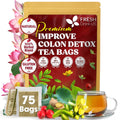 FreshDrinkUS, Premium 120 Mulberry Leaf Tea Bags, 100% Natural & Pure from Mulberry Leaves. Loose Leaf Herbal Tea. Made with Natural Material Tea Bags. No Sugar, No Caffeine, No Gluten, Vegan.