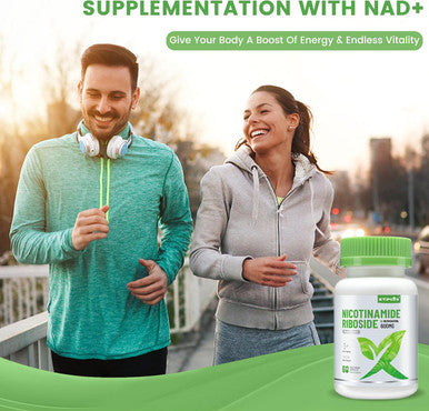 Nad+ Supplement Plus With Liposomal Nicotinamide Riboside, Resveratrol, Tmg, Nr Supplements - High Absorption Support Dna Repair & Anti Aging Healthy Cell Production 600Mg, 60 Vegan Wellness Capsules