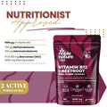 NobleNature Beetroot & Vitamin B12 Complex 9000mg Beetroot + 1000mcg Dual B12 (Methylcobalamin & Adenosylcobalamin) Energy & Immune Support 90 Capsules UK Made (90)
