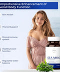 Irish Sea Moss Capsules With Bladderwrack, Burdock Root & Bioperine Immune Support, Energy Boost & Gut Health 60 Vegan Capsules