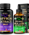 NUTRAHARMONY Saffron Capsules & Organic Mullein Drops
