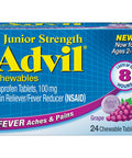 Junior Chewable Tablets, Grape 100mg, 24 Tablets Each (Pack of 4)