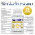 Zen Nutrients WoundVite Pre & Post Surgery Support Scar & Wound Care Scar Treatment Plastic & General Surgery Heal Faster & Aids in Recovery Time w/ Bromelain Turmeric & Arnica - 60 Vegan Caps