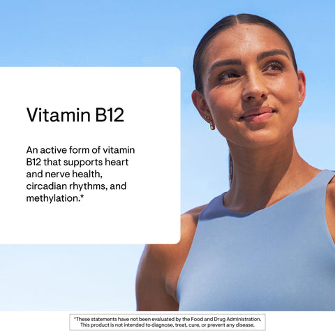 Thorne - Vitamin B12 - As Methylcobalamin - Supports Heart & Nerve Health Blood Cell Function Restful Sleep & Methylation - Third-Party Certified - Gluten Dairy & Soy-Free 60 Capsules