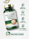 Carlyle Psyllium Husk Capsules | 1530mg | 240 Caps | High Potency Fiber Supplement | Non-GMO, Gluten Free