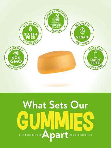 Probiotic Gummies | 50 Count | Vegan, Non-GMO & Gluten Digestive Health Supplement | by Natures Truth