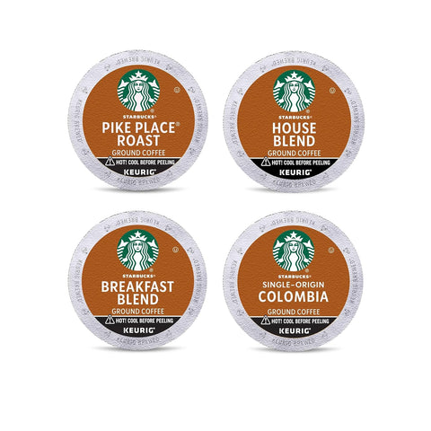 Starbucks K-Cup Coffee Pods, Medium Roast Coffee for Keurig Brewers, Holiday Blend, 100% Arabica, Limited Holiday Edition, 1 Box (32 Pods)