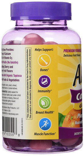 Natures Way, Calcium Alive Plus D 100 Mg, 60 Chewa