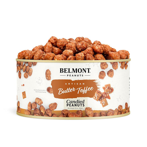Belmont Peanuts Gourmet Sea-Salted Virginia Peanuts, 20 oz (1 Pack) ÃƒÂ¢Ã¢â€šÂ¬Ã¢â‚¬Å“ Only 3 Simple Ingredients, No Preservatives, 7g Protein ÃƒÂ¢Ã¢â€šÂ¬Ã¢â‚¬Å“ A Premium, Salty, Crunchy, Hand Seasoned Snack