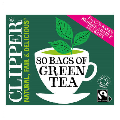 Clipper Organic Pure Green 80 Tea bags