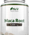Maca Root Capsules 4000mg 180 Vegetarian and Vegan Capsules 6 Month Supply High Strength Peruvian Maca Root