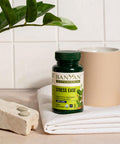 Banyan Botanicals Stress Ease Organic Herbal Supplement For Stress & Fatigue* With Ayurvedic Adaptogen Ashwagandha (Withania Somnifera) Root 90 Tablets Non-Gmo Sustainably Sourced Vegan