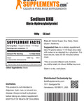 BulkSupplements BHB Powder - BHB Exogenous Ketones Powder - Keto Supplements - BHB Salts Powder - Keto BHB Supplement - Beta Hydroxybutyrate Powder (100 Grams - 3.5 oz)