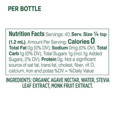 Whole Earth Sweetener Co. Whole Earth Stevia & Monk Fruit Liquid Sweetener Original No Erythritol Squeeze Bottle 1.62 Fl Oz (Pack Of 12)