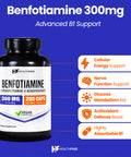 Healthfare Benfotiamine 300Mg | 200 Capsules
