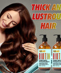 Biotin Shampoo and Conditioner Set Sulfate Deep Treatment with Morrocan Argan Oil Helps with Hair Growth and Fight Hair Loss