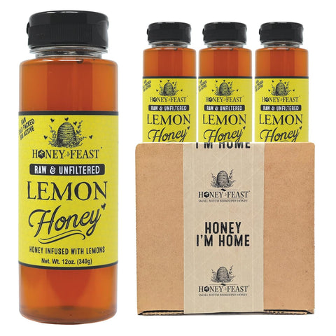HONEY FEAST New Zealand Manuka Infused Honey with Propolis 12oz - Raw Manuka Honey, Patent Pending Formula, MGO182 Rating, Manuka Honey New Zealand