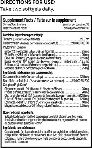 Emerald Health Naturals Endo Inflame 60 Vegan Softgels 60 count
