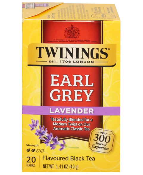 Twinings Lemon & Ginger, Caffeine-Free Herbal Tea Bags, 100 CT Box (1 Pack) | Spicy & Tangy, Ginger, Lemon Peel, Lemongrass, Blackberry Leaves, Soothe Digestion, 100 Foil Lined Individually Wrapped Bags