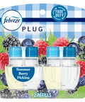 Febreze Plug In Air Freshener Odor-Fighting Scented Oil Refill Summer Berry Picking 2 Refill