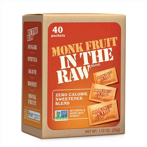 Monk Fruit In The Raw, Sweetener Bag, 1 LB | Keto Certified Monk Fruit Sweetener, Perfect Substitute for Raw Cane Sugar, Good for Baking, Zero Net Carbs, Zero Calories