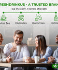 FreshDrinkUS, Premium 50 Mulberry Leaf Tea Bags, 100% Natural & Pure from Mulberry Leaves. Herbal Tea. Made with Natural Material Tea Bags. No Sugar, No Caffeine, No Gluten, Vegan.