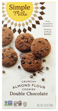 Simple Mills Almond Flour Chocolate Chip Cookies, Gluten Free and Delicious Crunchy Cookies, Organic Coconut Oil, Good for Snacks (Packaging May Vary)