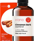 Hana Cinnamon Bark Essential Oil - Boosts Energy and Soothes Body Aches - For Stronger Workouts - 100 Pure Therapeutic Grade For Aromatherapy and Topical Use - 30ml