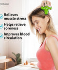 Mini Handheld Massager - Green - Powerful Massage Vibrations For Muscle Relief & Relaxation - Portable Therapeutic Device W/ 2 Convenient Power Modes (Battery Operated & Usb Powered)