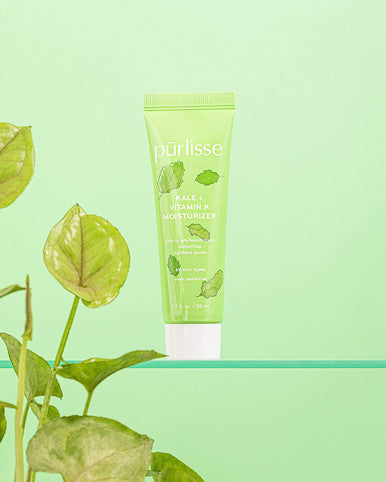 Purlisse Body Moisturizer Kale Vitamin K Skin Body Lotion with Phytonutrients Antioxidants and Natural Extracts to Unclog Pores and Clean Skin 1.74 oz