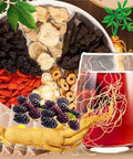 Panax & Mulberry Herbal Tea, Ginseng & Mulberry Herbal Tea, Kidney Teas Formula, Treasure Kidney Cleanse and Wolfberry, For Women & Men (30bag)