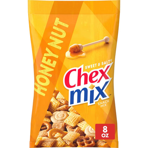 Chex Mix Honey Nut Sweet and Salty Snack Mix, Snacks, Family Size, 13.5 oz