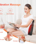Comfier Back Massager With Heat, Shiatsu Neck And Back Massager With Heat For Back Pain, Soothing Heating & 3D Kneading Massage Pillow For Men Women