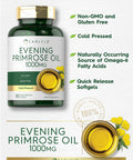 Carlyle Evening Primrose Oil Capsules 1000Mg | 80 Softgels | Non-Gmo & Gluten Free