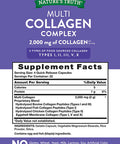Multi Collagen Protein Capsules | 90 Count | Type I, II, III, V, X | Collagen Peptide Pills | Gluten Supplement | by Nature's Truth