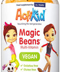 Actikid Magic Beans Vegan Multi-Vitamin 60X Tropical Twist Flavour | Gelatine Free | Children'S Vitamin | Immune System Booster